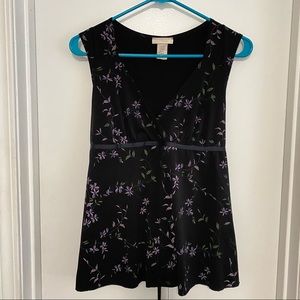 Beautiful Peony Embroidered Floral Top - Medium